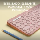 Teclado Bluetooth Multidispositivo Logitech Pebble Keys 2 K380s White