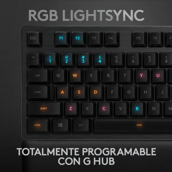 Teclado Mecánico Logitech G513 Carbón RGB Lightsync