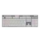 Teclado Mecánico Redragon K621W Horus TKL RGB White Español Switch Red