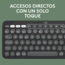 Teclado Bluetooth Multidispositivo Logitech Pebble Keys 2 K380s White