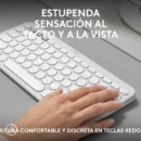 Teclado Bluetooth Multidispositivo Logitech Pebble Keys 2 K380s White