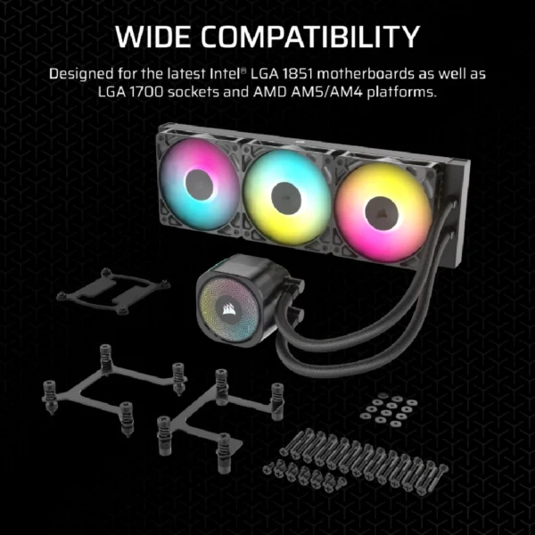 Compatibilidad Corsair Nautilus 360 RS ARGB Black
