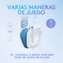 Audífono Logitech G335 Gamer con cable 3.5mm White (3)