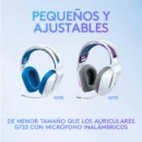Audífono Logitech G335 Gamer con cable 3.5mm White (11)