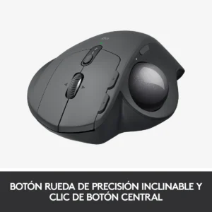 Mouse Ergonómico Logitech MX ERGO Trackball Inalámbrico Bluetooth