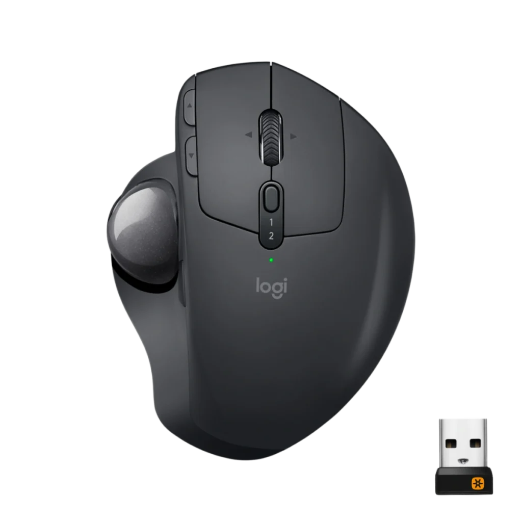 Mouse Inalámbrico Ergonómico Logitech MX ERGO Trackball Bluetooth (1)