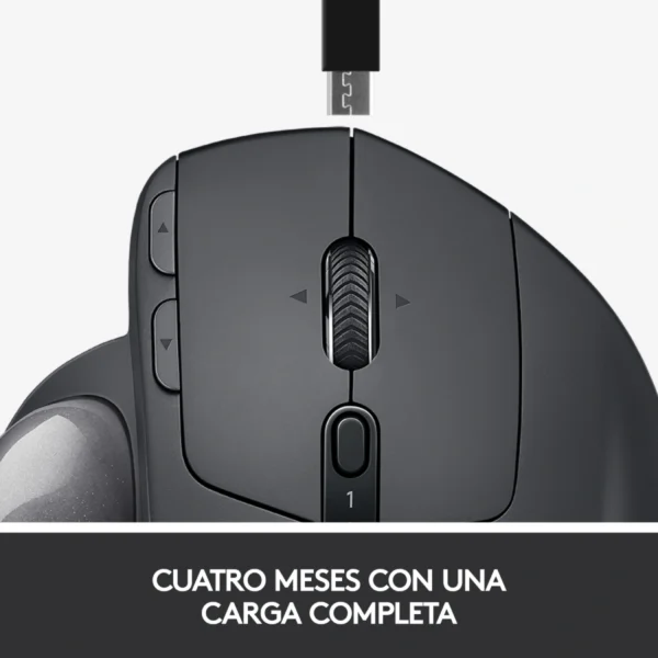 Mouse Inalámbrico Ergonómico Logitech MX ERGO Trackball Bluetooth Recargable
