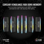 RAM Corsair Vengeance RGB DDR5 16GB 5600MHz XMP