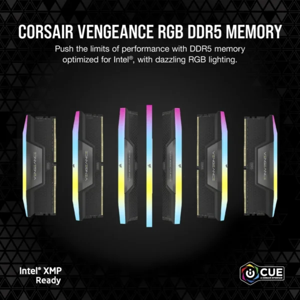 RAM Corsair Vengeance RGB DDR5 16GB 5600MHz XMP