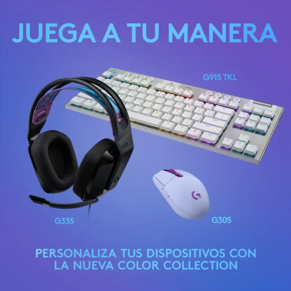 Audífono Gamer Logitech G335 3.5 mm – Color Negro - Imagen 10