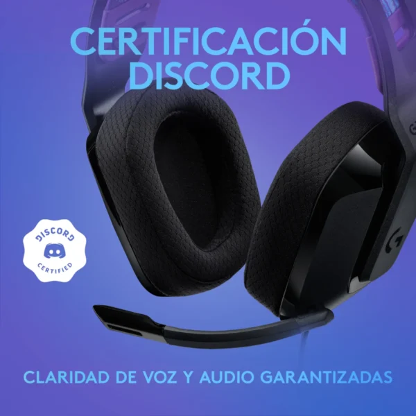 Audífono Gamer Logitech G335 3.5 mm – Color Negro - Imagen 4