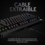 Teclado Logitech G PRO TKL GX Blue Clicky Cable