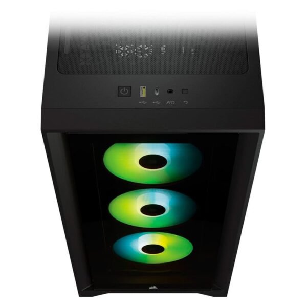 Corsair iCUE 4000X RGB Cristal Templado USB 3.1 - Imagen 2