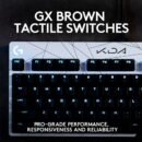 Teclado Mecánico Logitech G Pro KDA RGB TKL Switch GX Brown - Teclado Gamer