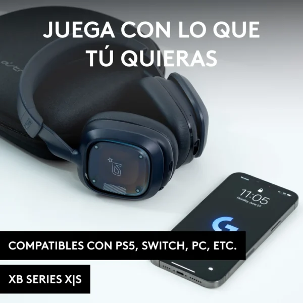 Audífono Logitech Astro A30 Wireless Lightspeed Blue (2)