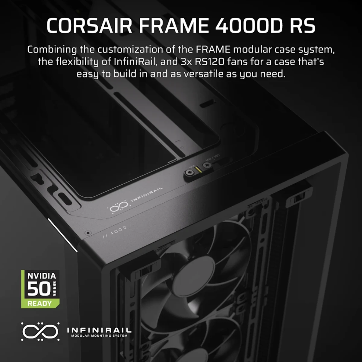 Case Corsair Frame 4000D RS Black (2)