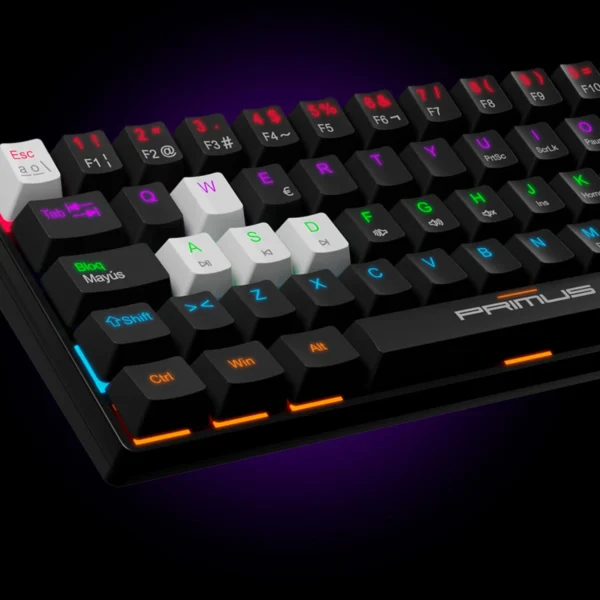 Teclado Mecánico Primus Ballista 61T Black (5)