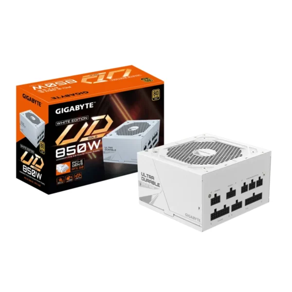 Fuente Gigabyte 850W 80 Plus Gold White Edition PCIe 5.0 Full Modular (6)