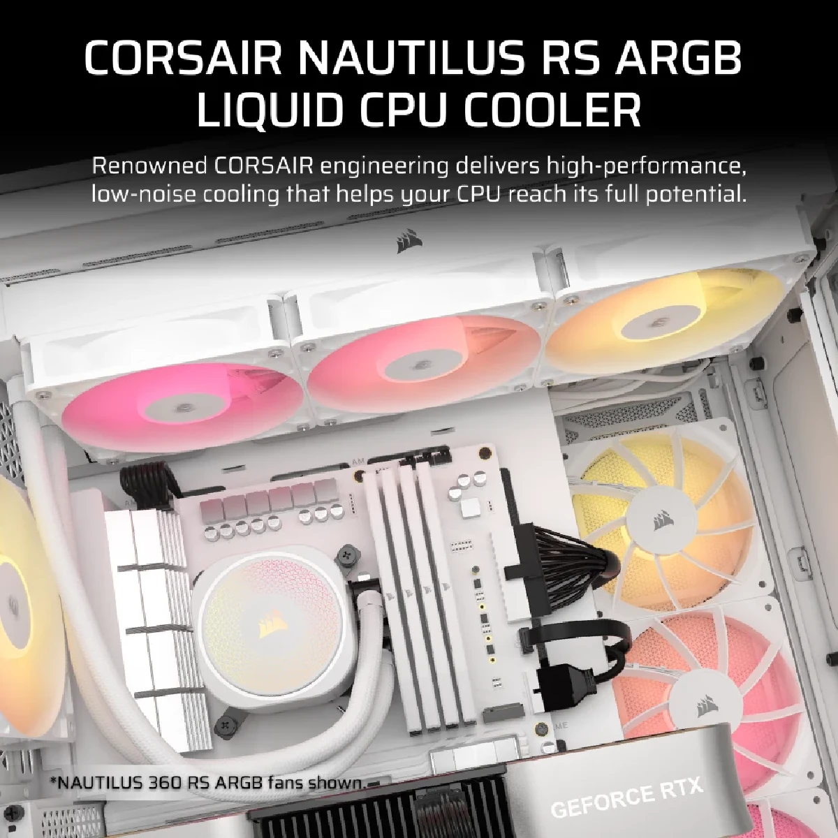 Corsair Nautilus 240 RS ARGB White (2)