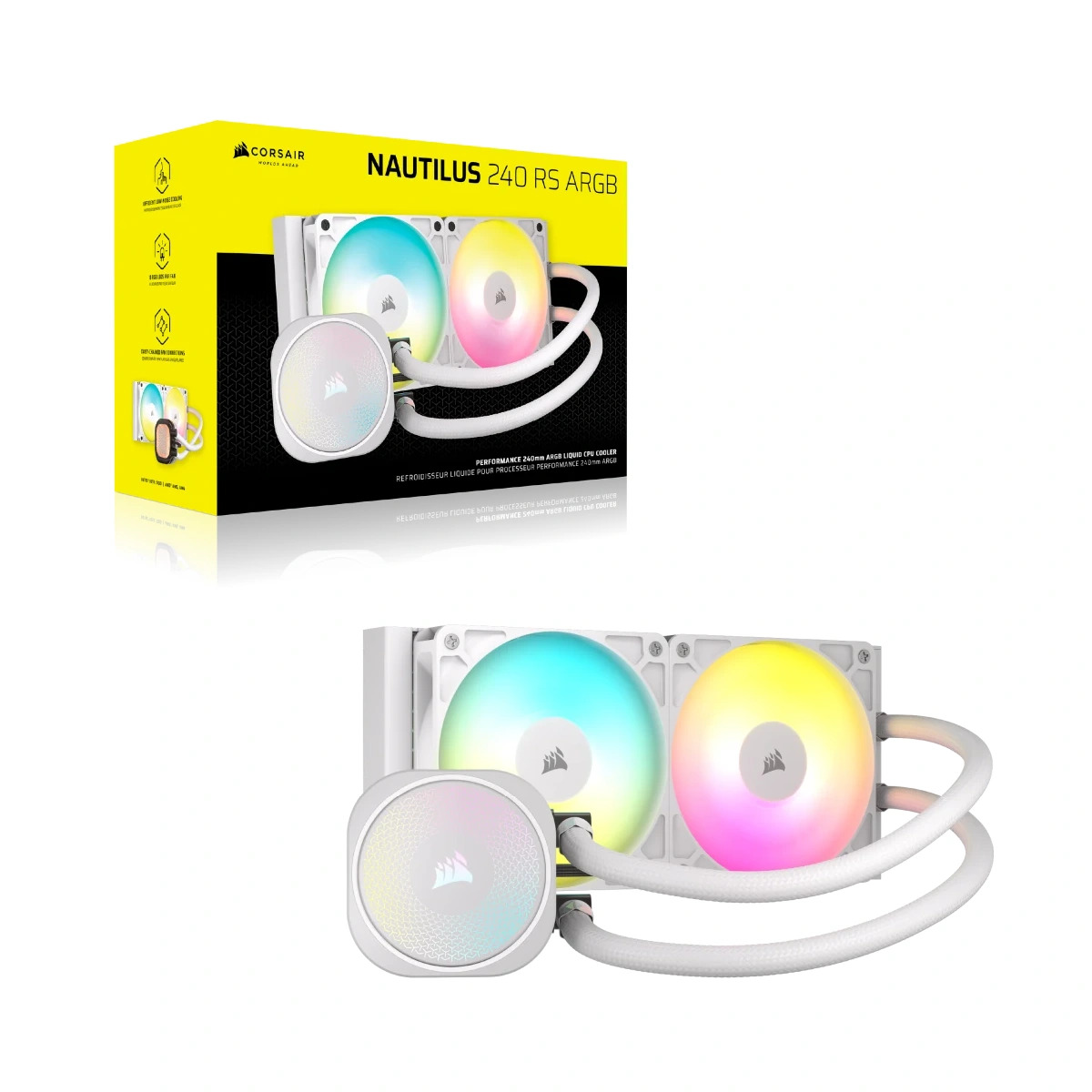 Corsair Nautilus 240 RS ARGB White (7)