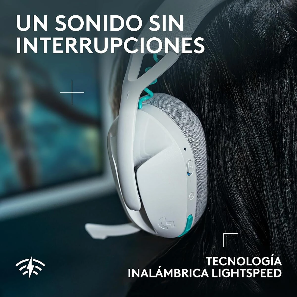 Logitech G321 Lightspeed Wireless White (4)