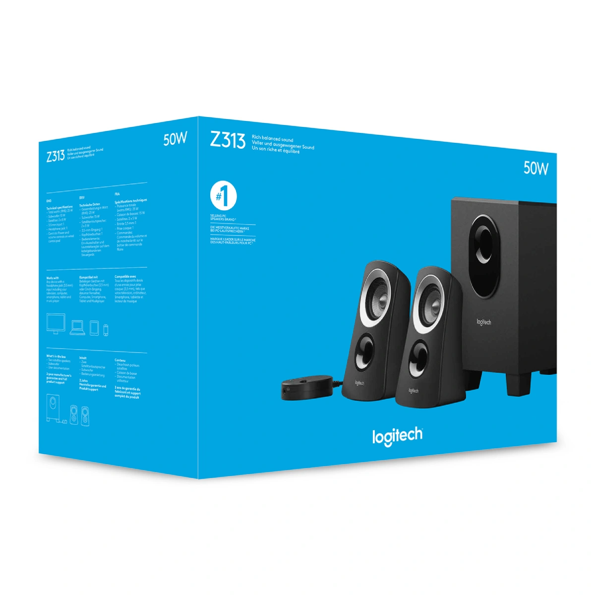 Parlante Logitech Z313 (5)