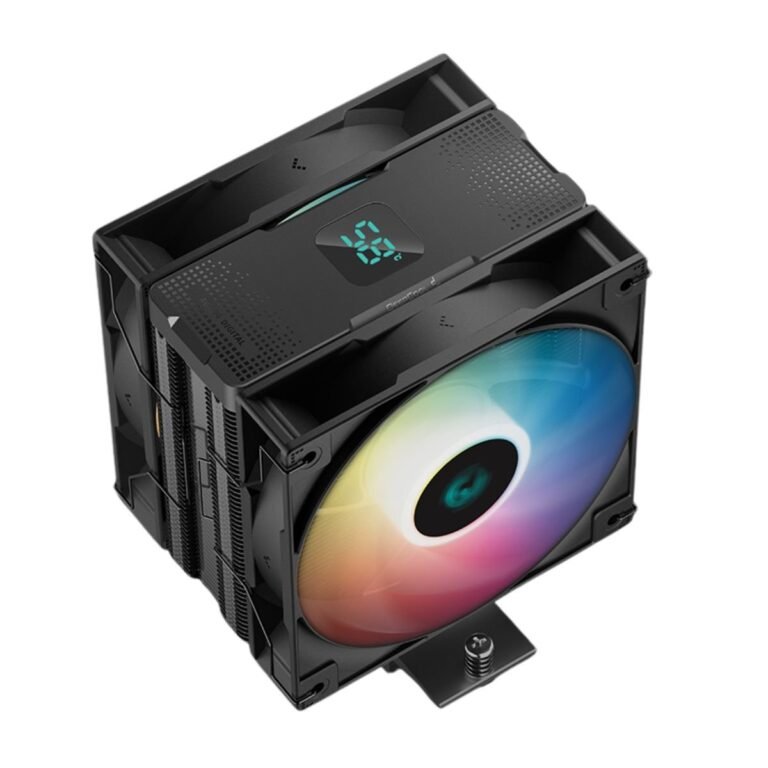 Cooler-Deepcool-AG400-Digital-Plus-ARGB-Black