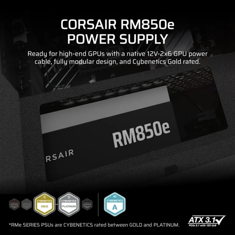 Fuente-Corsair-RM850e-850W-Full-Modular-ATX-3.1-PCIe-5
