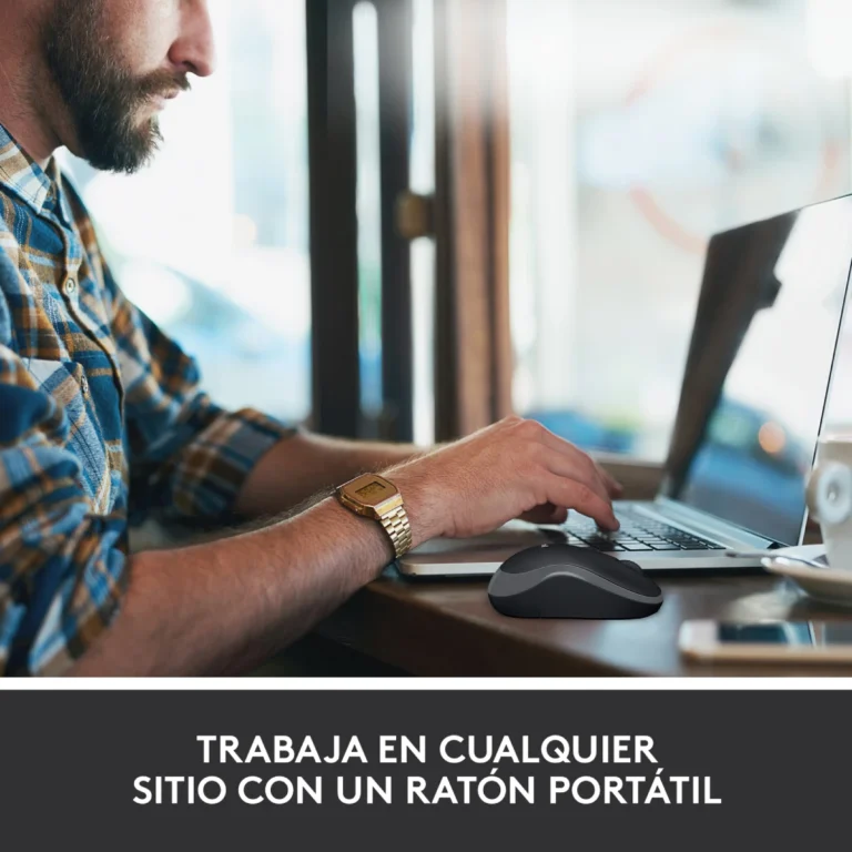 Logitech M185 Inalámbrico Gris (3)