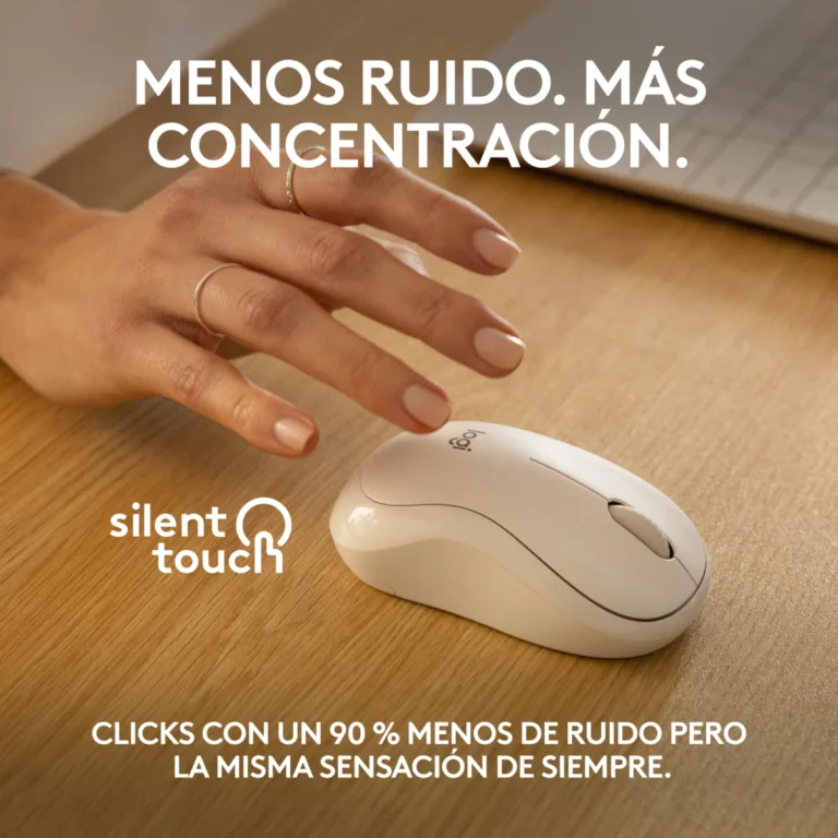 Logitech M240 Silent Blanco (3)