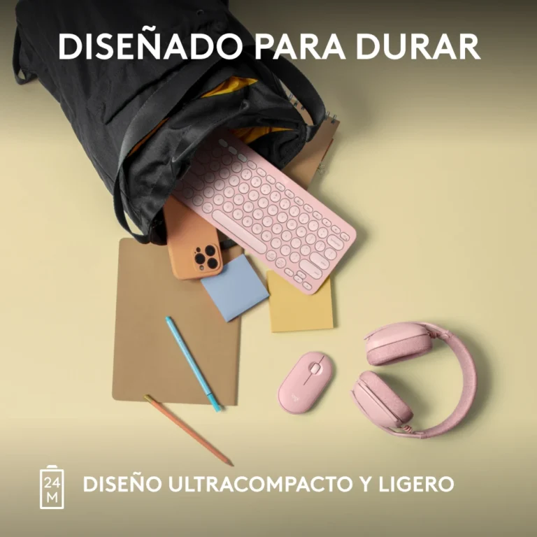 Logitech Pebble 2 M350s Rosa (7)