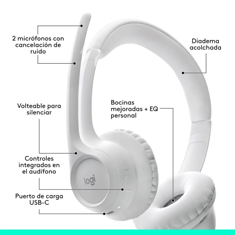 Logitech Zone 300 Blanco (6)