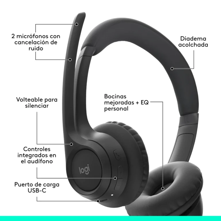Logitech Zone 300 Negro (6)