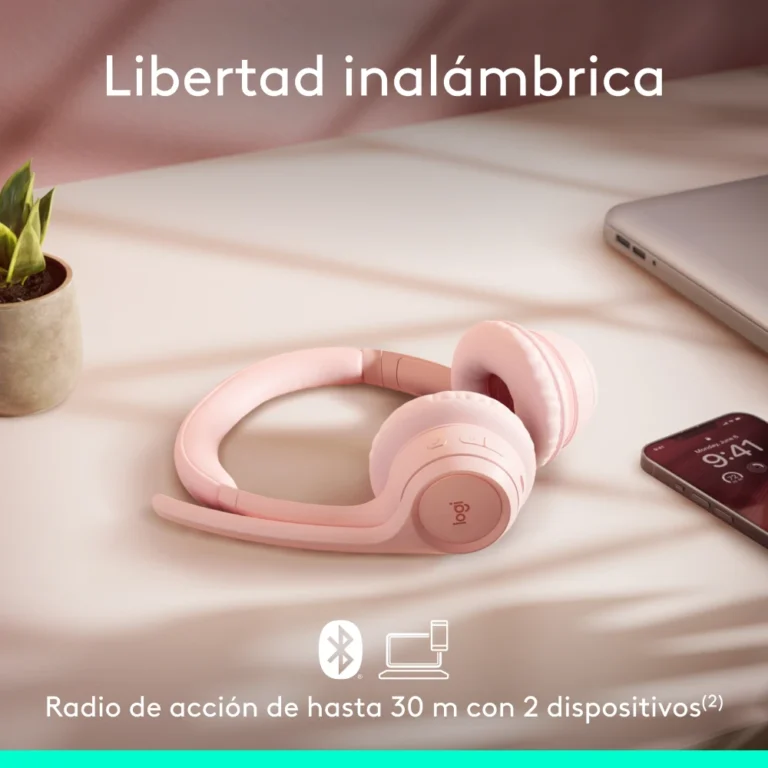 Logitech Zone 300 Rosa (4)