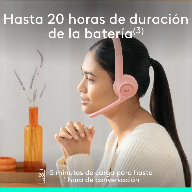 Logitech Zone 300 Rosa (5)