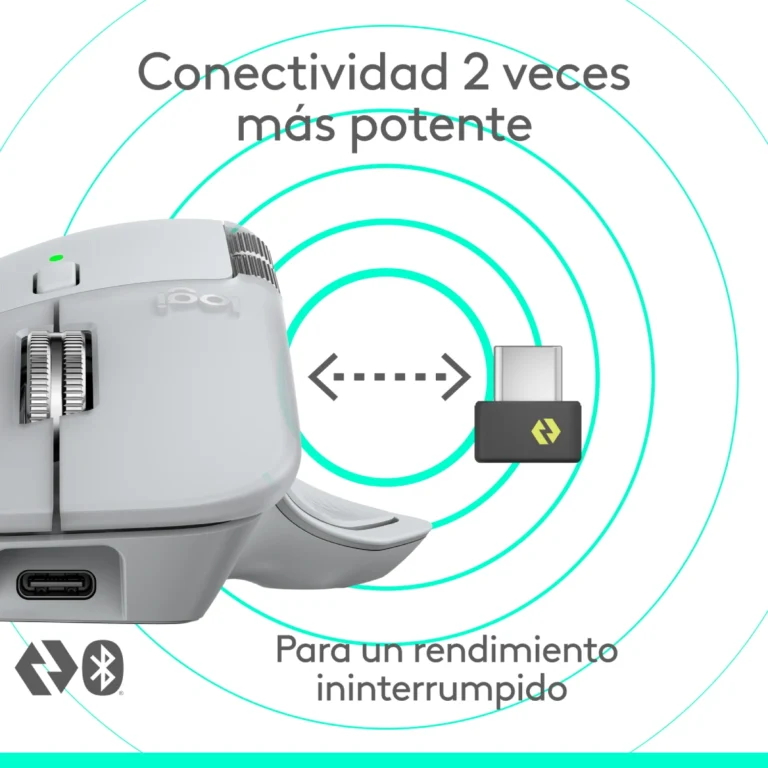 Mouse Logitech MX Master 4 Gris Pálido (6)