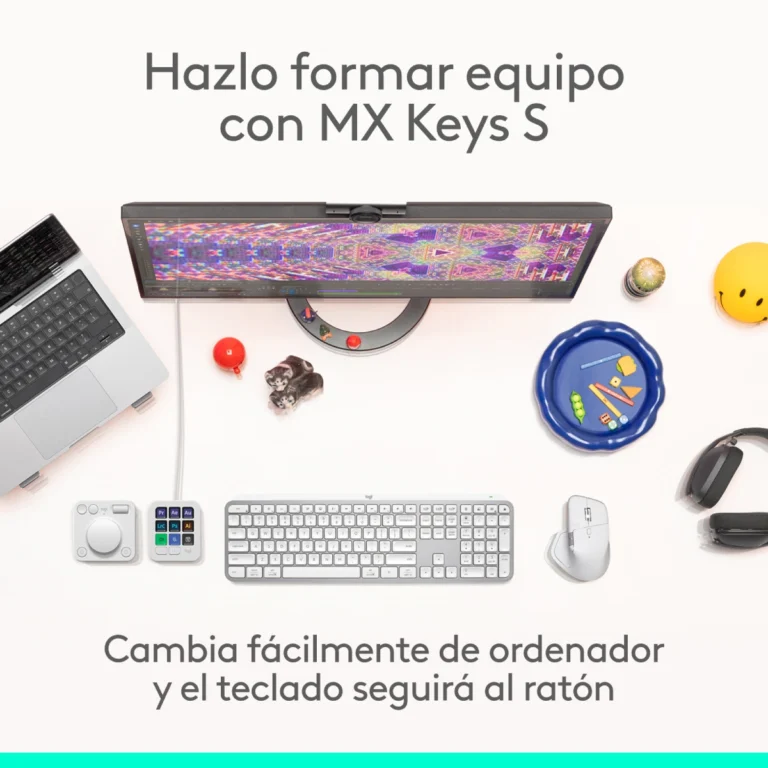 Mouse Logitech MX Master 4 Gris Pálido (7)