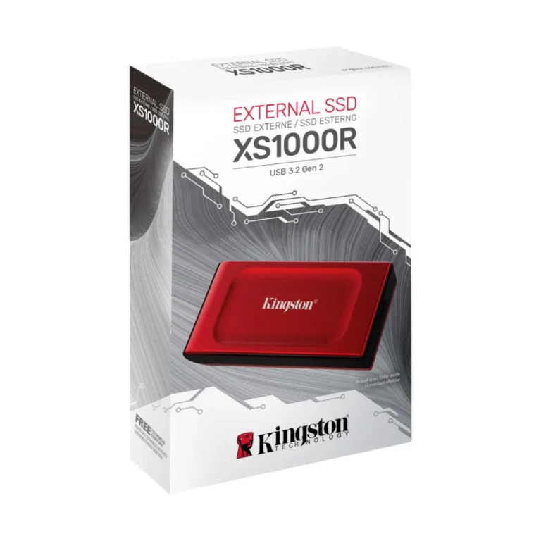 SSD-Portable-Kingston-XS1000-1TB-RED
