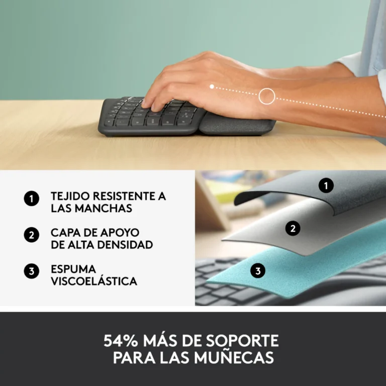 Teclado-Bluetooth-Logitech-Ergo-K860-Espanol-Black