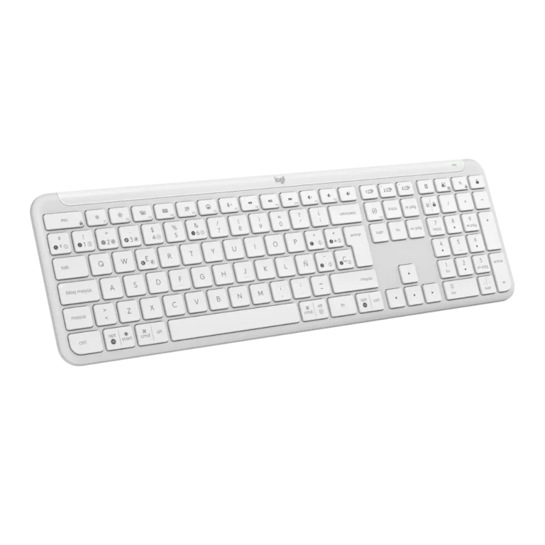 Teclado-Inalambrico-Logitech-Signature-Slim-K950-Blanco-en-Espanol
