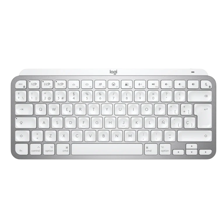 Teclado-Logitech-Mx-Keys-Mini-Espanol-Color-Gris-Palido