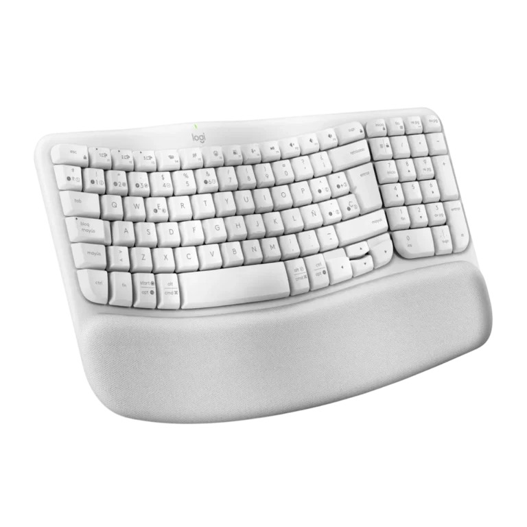 Teclado-Logitech-Wave-Keys-Blanco-Espanol