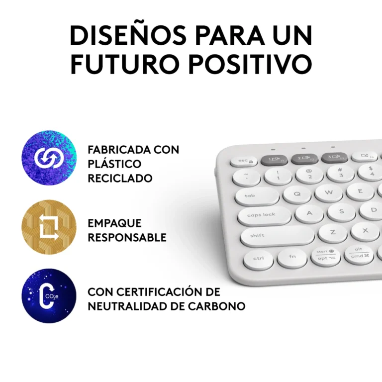 Teclado-Multidispositivo-Logitech-Pebble-Keys-2-K380s-Blanco
