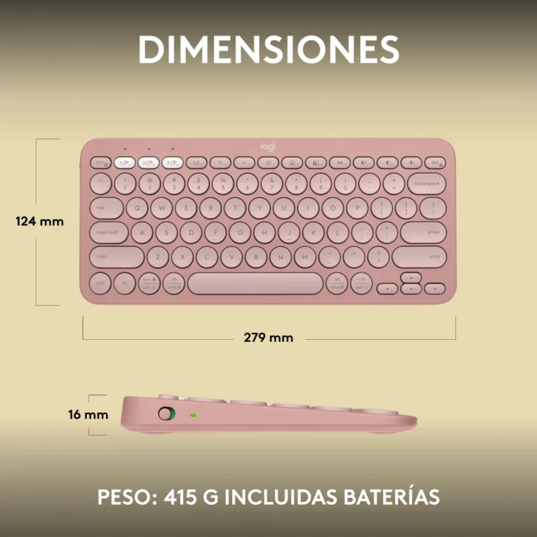 Teclado-Multidispositivo-Logitech-Pebble-Keys-2-K380s-Rose