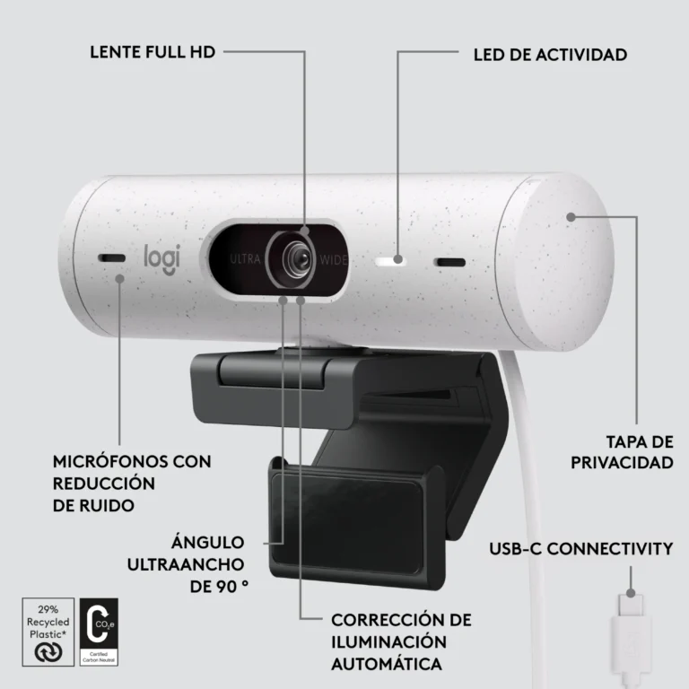 camara-logitech-brio-500-white