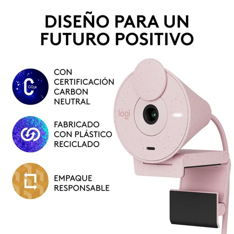 camara-web-logitech-brio-300-rosa-full-hd