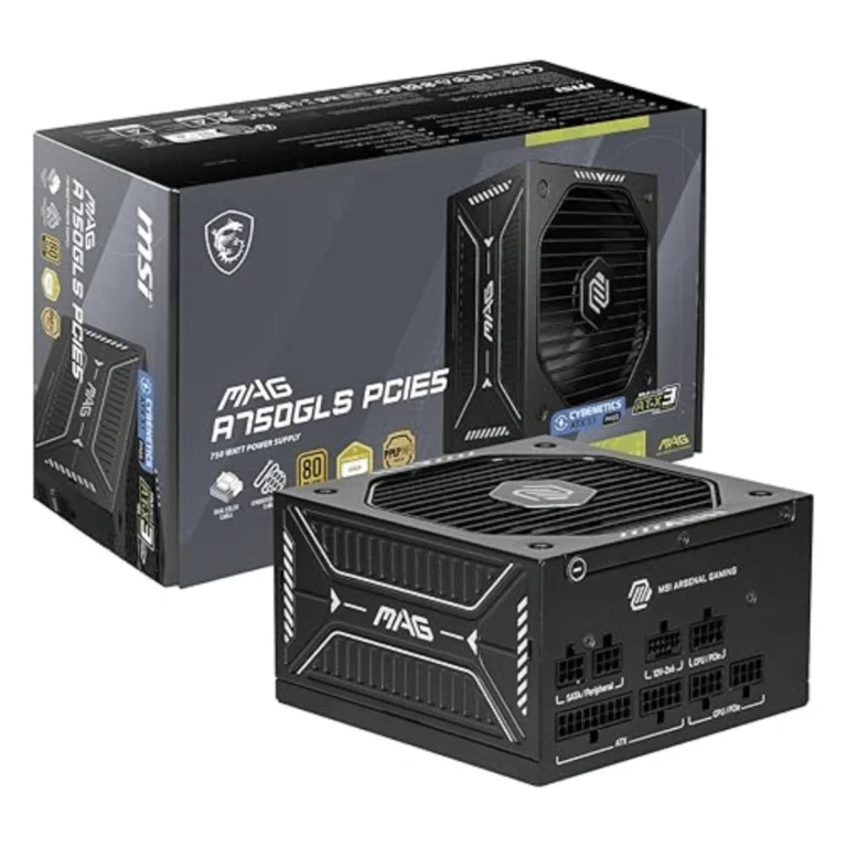 Fuente de poder MSI MAG A750GLS 750W