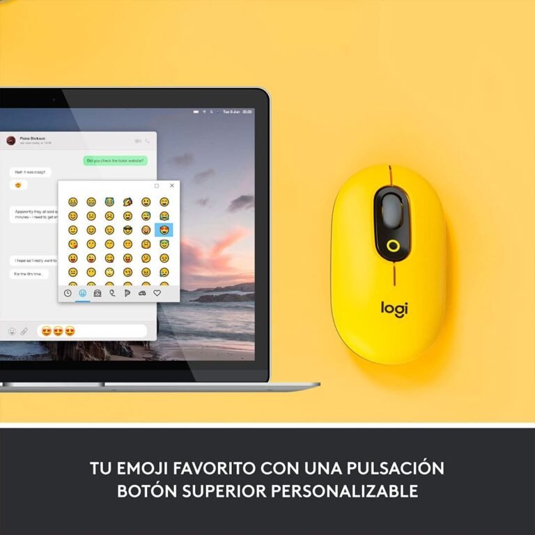 mouse-logitech-pop-mouse-yellow-con-emojis