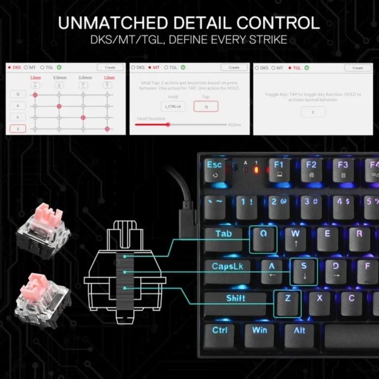 Teclado Magnético Redragon Ghostblade K735 (3)