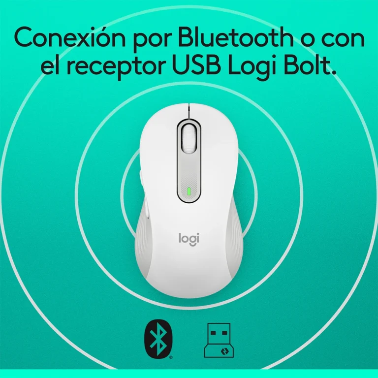 Mouse Logitech Signature M650 Blanco (6)